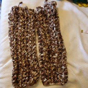 Handmade Crochet leg warmers